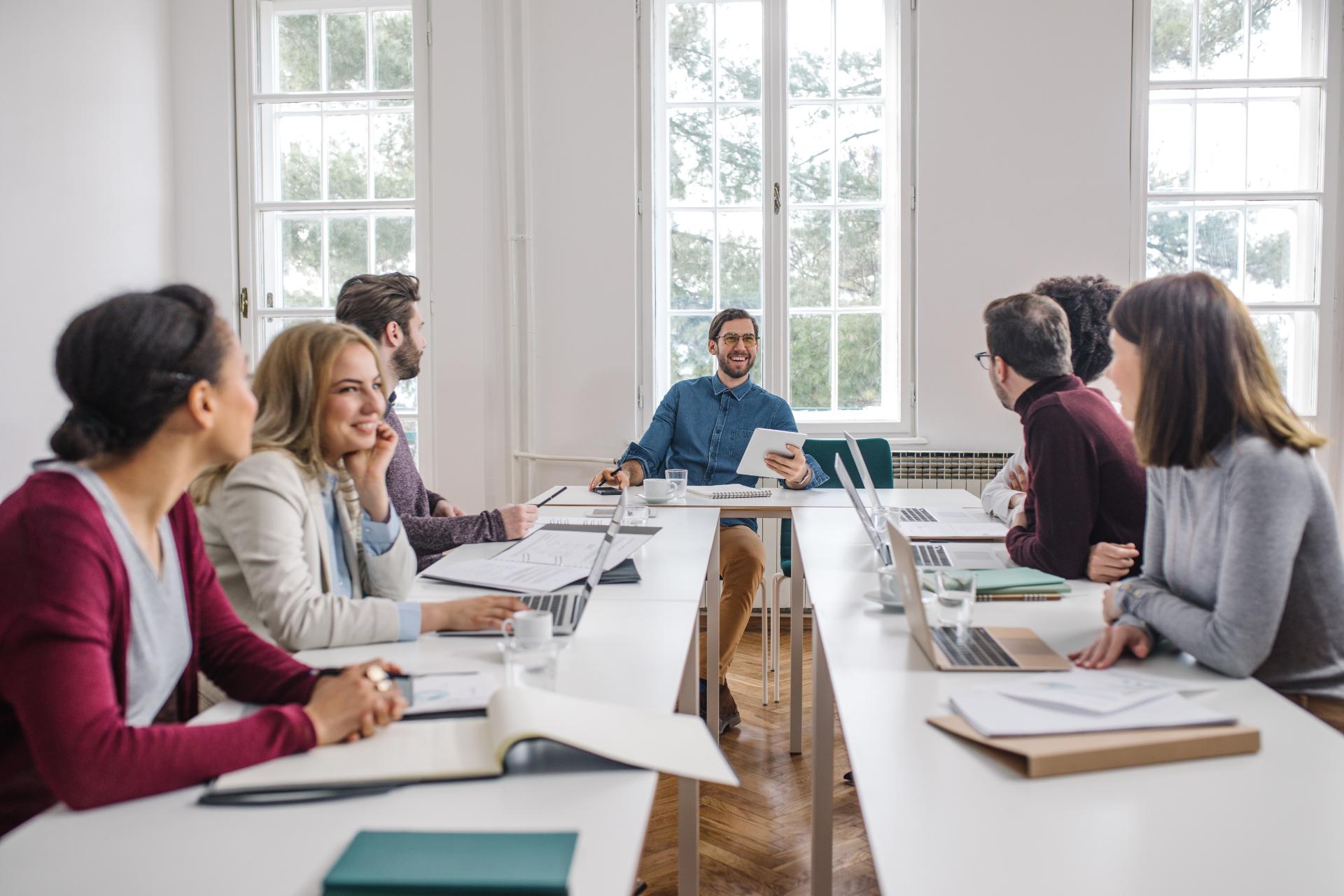 Business People Having a Meeting
