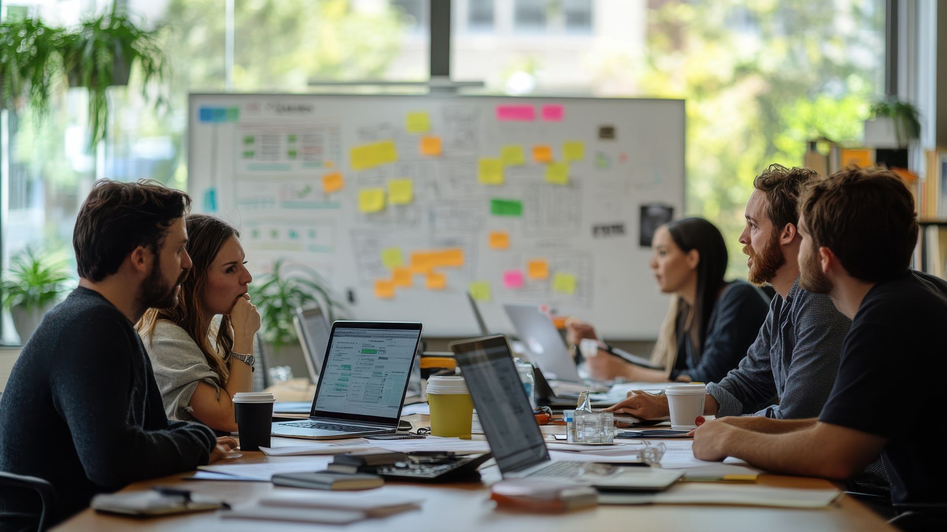 leadership strategy meeting with ops tools