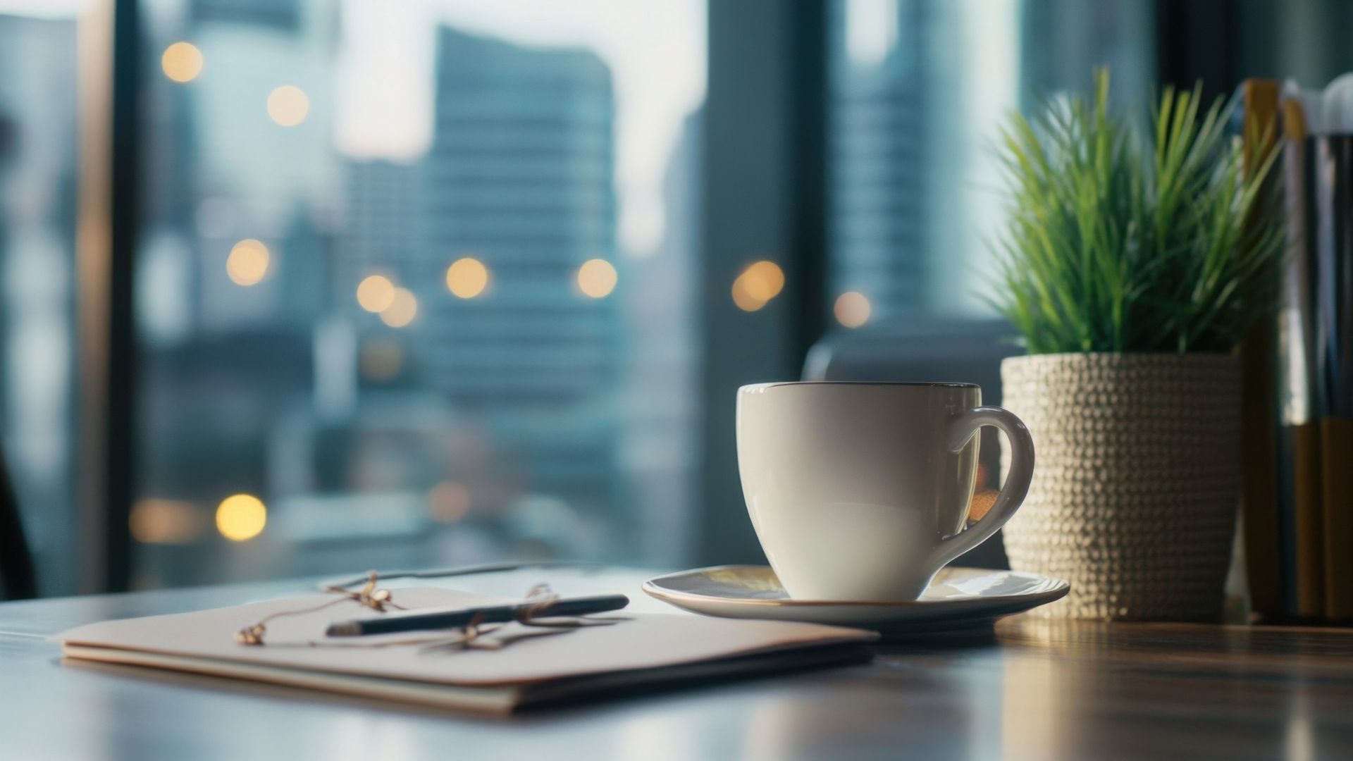 coworkers analyzing data laptop workplace