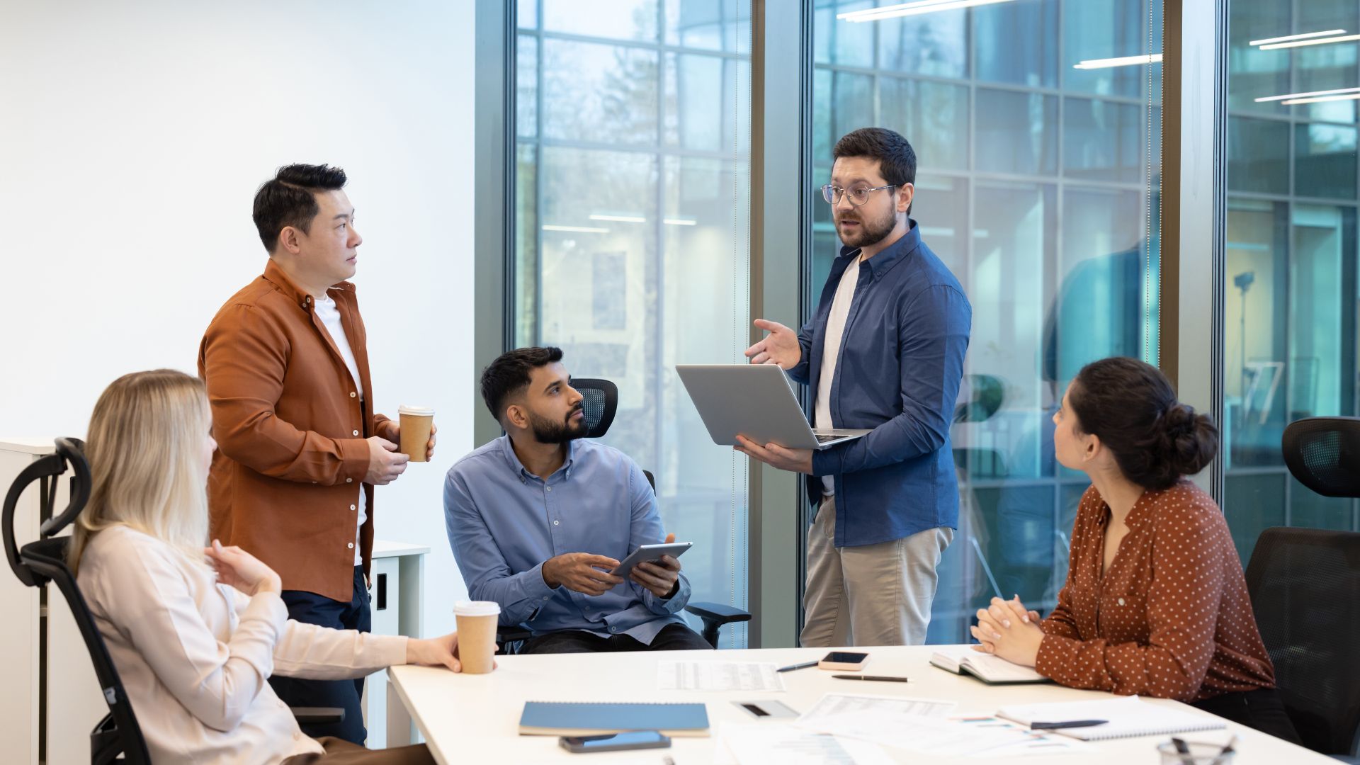 financial planning analysis laptop calculator meeting